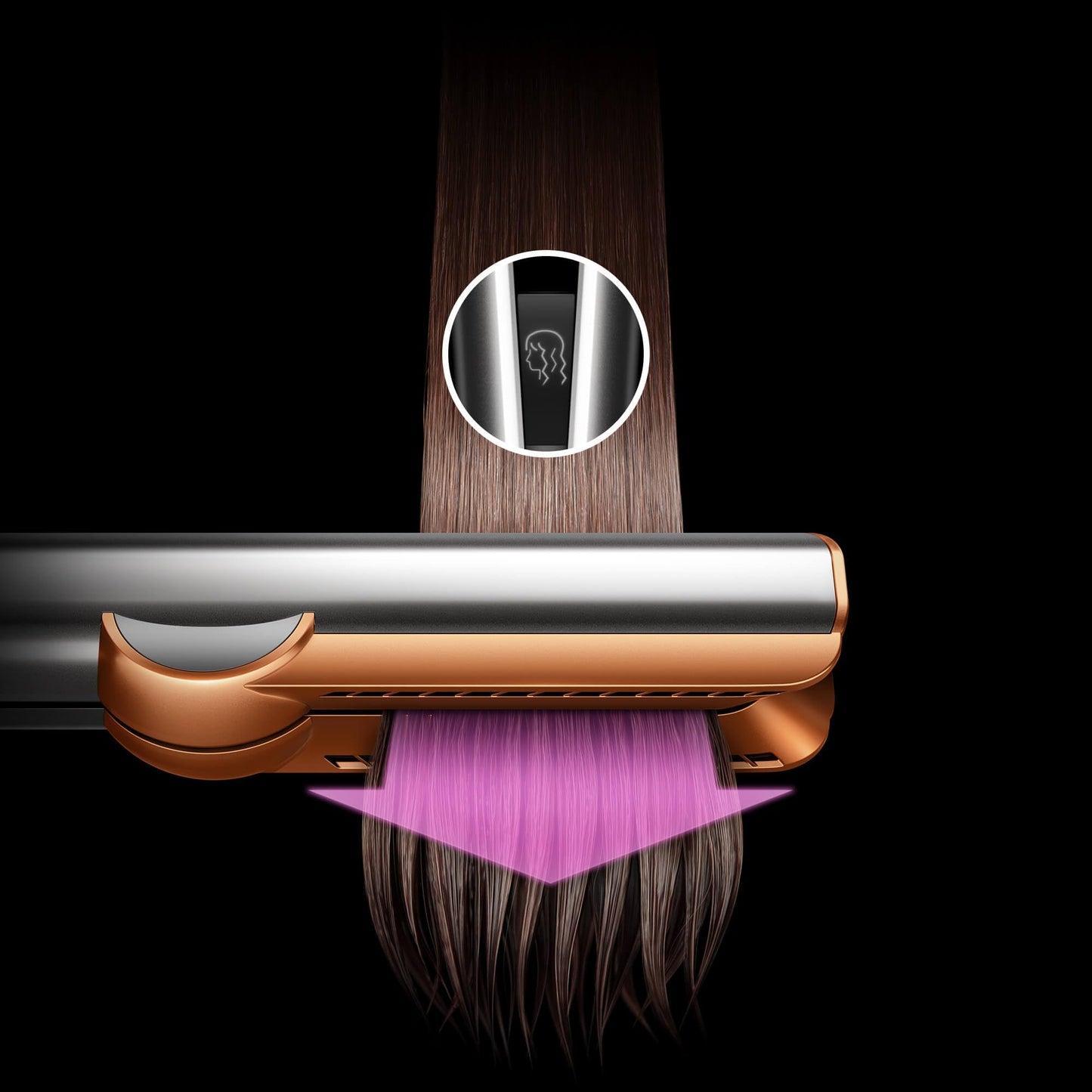 Dyson Airstrait™ plancha de pelo (Ceramic Pink/Rose Gold)
