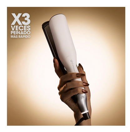 ghd Chronos Max - Plancha de Pelo Profesional, Styler con Placas 85% más Anchas, Peinado 3x Veces Más Rápido, Más Brillo, Sin Daño Por Calor Extremo