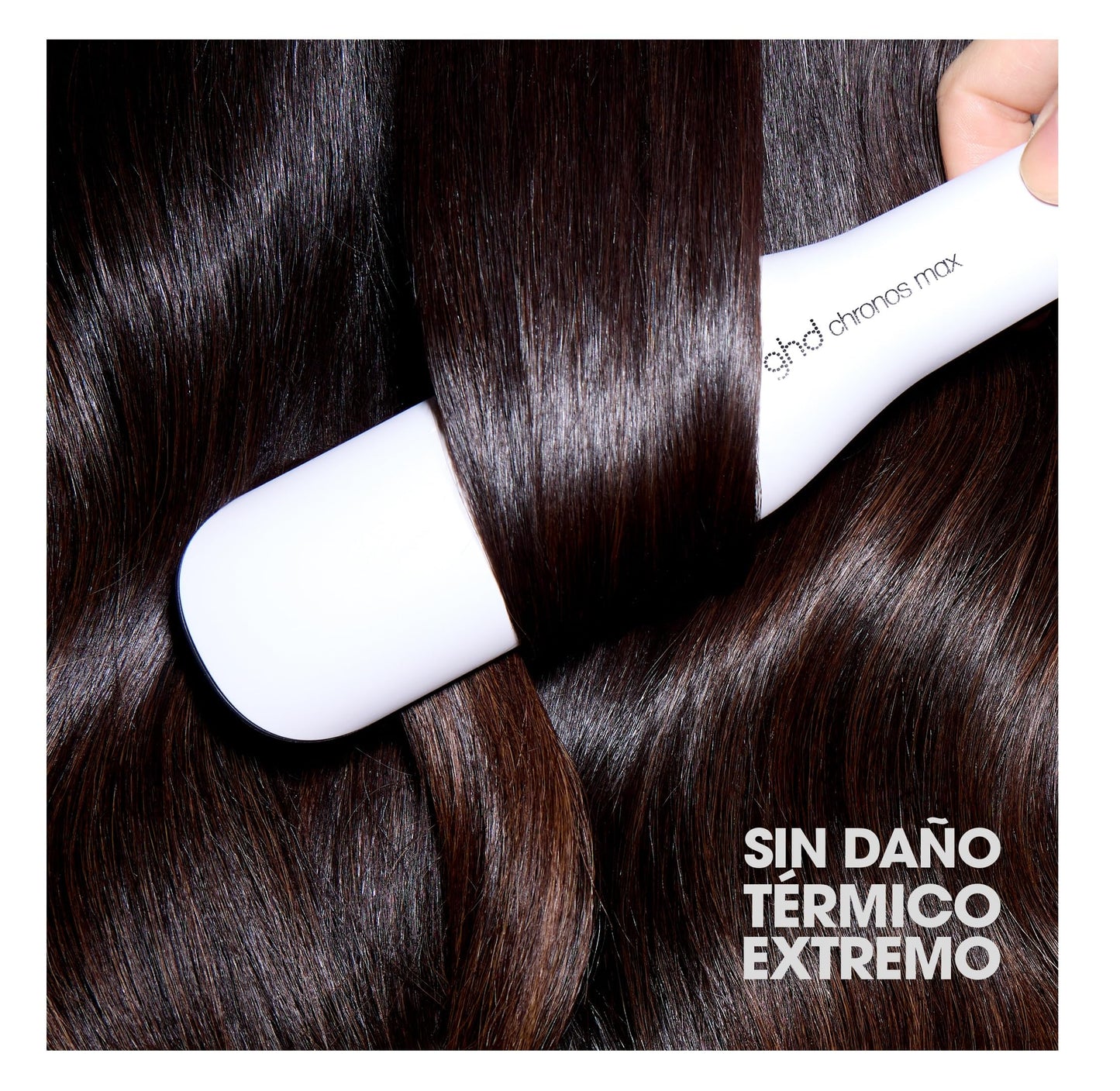 ghd Chronos Max - Plancha de Pelo Profesional, Styler con Placas 85% más Anchas, Peinado 3x Veces Más Rápido, Más Brillo, Sin Daño Por Calor Extremo